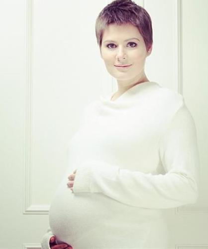 Мария Кожевникова во время беременности