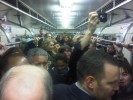 Арнольд Шварценеггер в метро фото