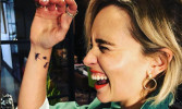Эмилия Кларк сделала татуировку в честь «Игры престолов» — три дракона на руке