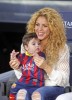 Шакира с сыном на матче Жерара Пике