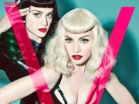 Мадонна и Кэти Перри в шокирующей садо-мазо фотосессии (7 ФОТО)