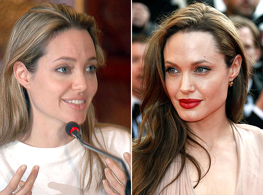Анджелина Джоли без макияжа