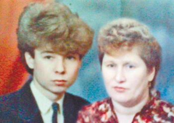 Сергей Зверев с мамой