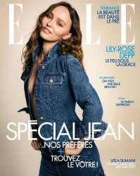 Дочь Джонни Деппа надела расстегнутую рубашку на голое тело на обложке Elle