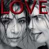 Ким Кардашян и Кара Делевинь на обложке журнала LOVE