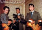 Группа The Beatles в 1957 году: Джону Леннону - 16 лет, Джорджу Харрисону -14, Полу Маккартни - 15 лет