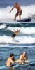 Вуди Харрельсон обучается сёрфингу