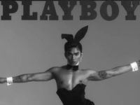 Playboy опубликовал обложку с геем в корсете и на каблуках