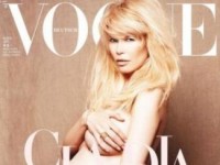 Беременная Клаудиа Шиффер разделась для Vogue (ФОТО)