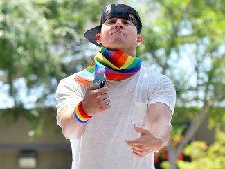 Ченнинг Татум выступил на гей-параде