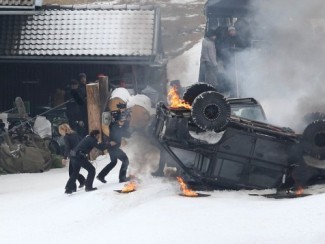 Кадр со съемок "Спектра"