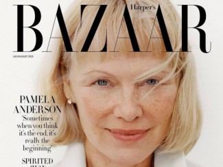 Памела Андерсон без макияжа в журнале Harper's Bazaar