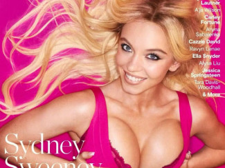 Сидни Суини какой размер груди, смотреть фото в журнале Cosmopolitan