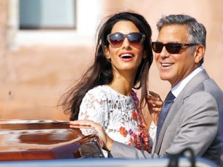 Джордж Клуни и Амаль Аламуддин фото