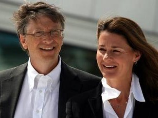 Билл Гейтс со своей женой Мелиндой