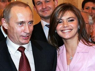 Алина Кабаева и Владимир Путин