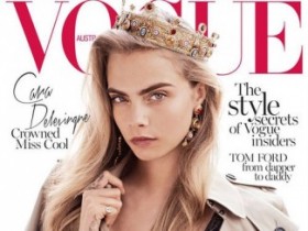 Кара Делевинь сразу в двух журналах Vogue (18 ФОТО)