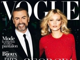 Джордж Майкл и Кейт Мосс на обложке французского Vogue (11 ФОТО и ВИДЕО)