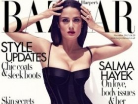 Сальма Хайек украсила собой ноябрьский номер Harper's Bazaar (4 ФОТО)