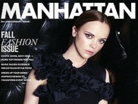 Таинственная Кристина Риччи в журнале Manhattan (7 ФОТО)