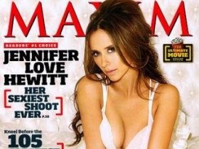 Дженнифер Лав Хьюитт в майском Maxim (6 ФОТО)