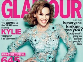 Кайли Миноуг в июльском «Glamour» (9 ФОТО)