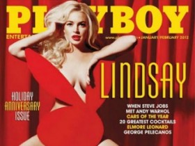 Линдси Лохан для январского «Playboy» в образе Мэрилин Монро (13 ФОТО)