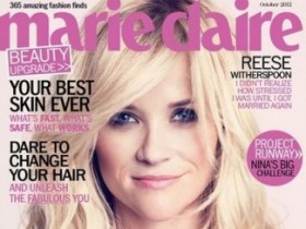 Риз Уизерспун появится на обложке октябрьского Marie Claire US (6 ФОТО)