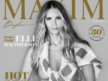 61-летняя Эль Макферсон снялась топлесс для MAXIM (8 ФОТО)