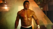 Дуэйн Джонсон на съемках фильма «Крушащая машина» в роли бойца UFC Марка Керра