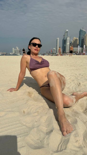 Ольга Серябкина встречает зиму на пляже Ольга Серябкина встречает зиму на пляже