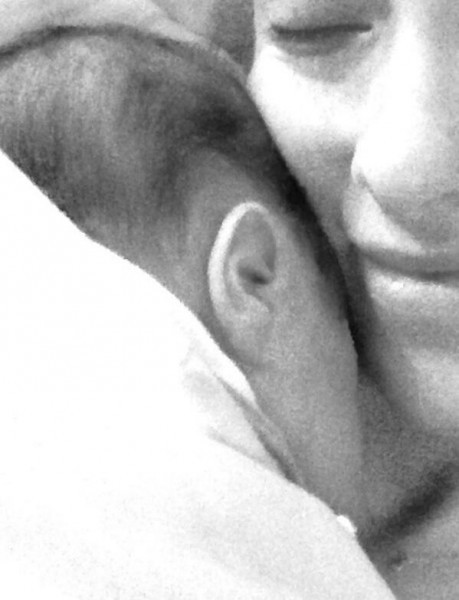 Оливия Уайлд с новорожденным сыном