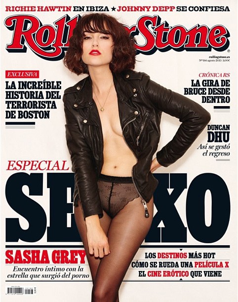 Саша Грей на обложке журнала Rolling Stone