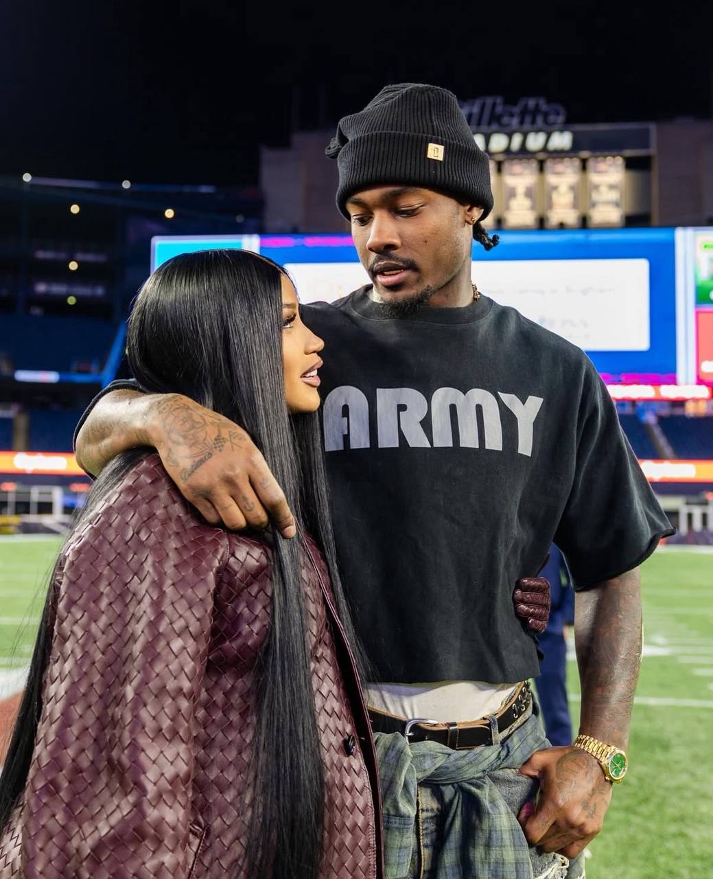 Карди Би и Стефон Диггз