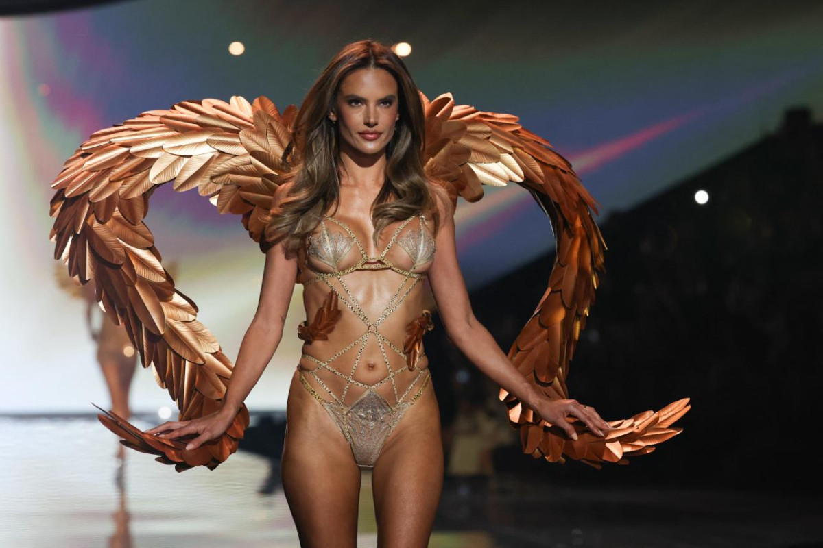 44-летняя Алессандра Амбросио на Victoria's Secret Fashion Show 2025