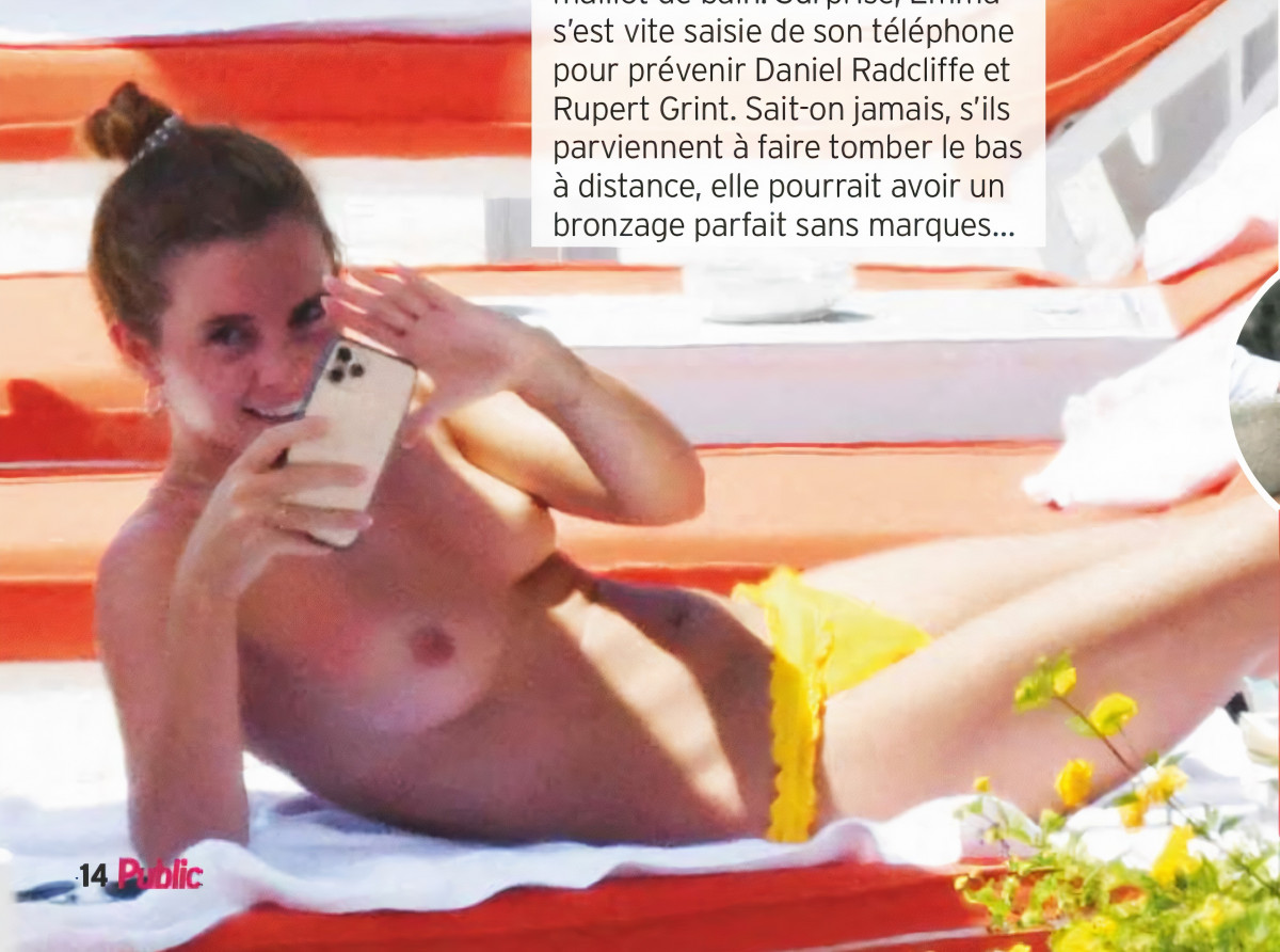 Эмма Уотсон откровенные фото топлесс с голой грудью на пляже | Life-star.ru