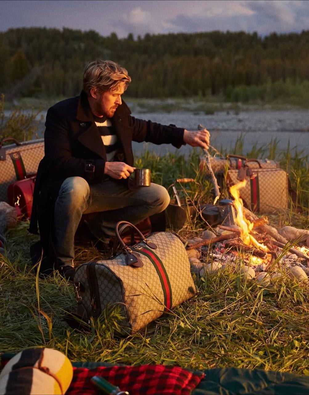 Райан Гослинг в рекламе Gucci, 2025 год