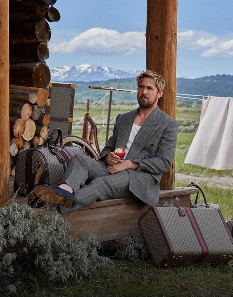 Райан Гослинг в рекламе Gucci, 2025 год