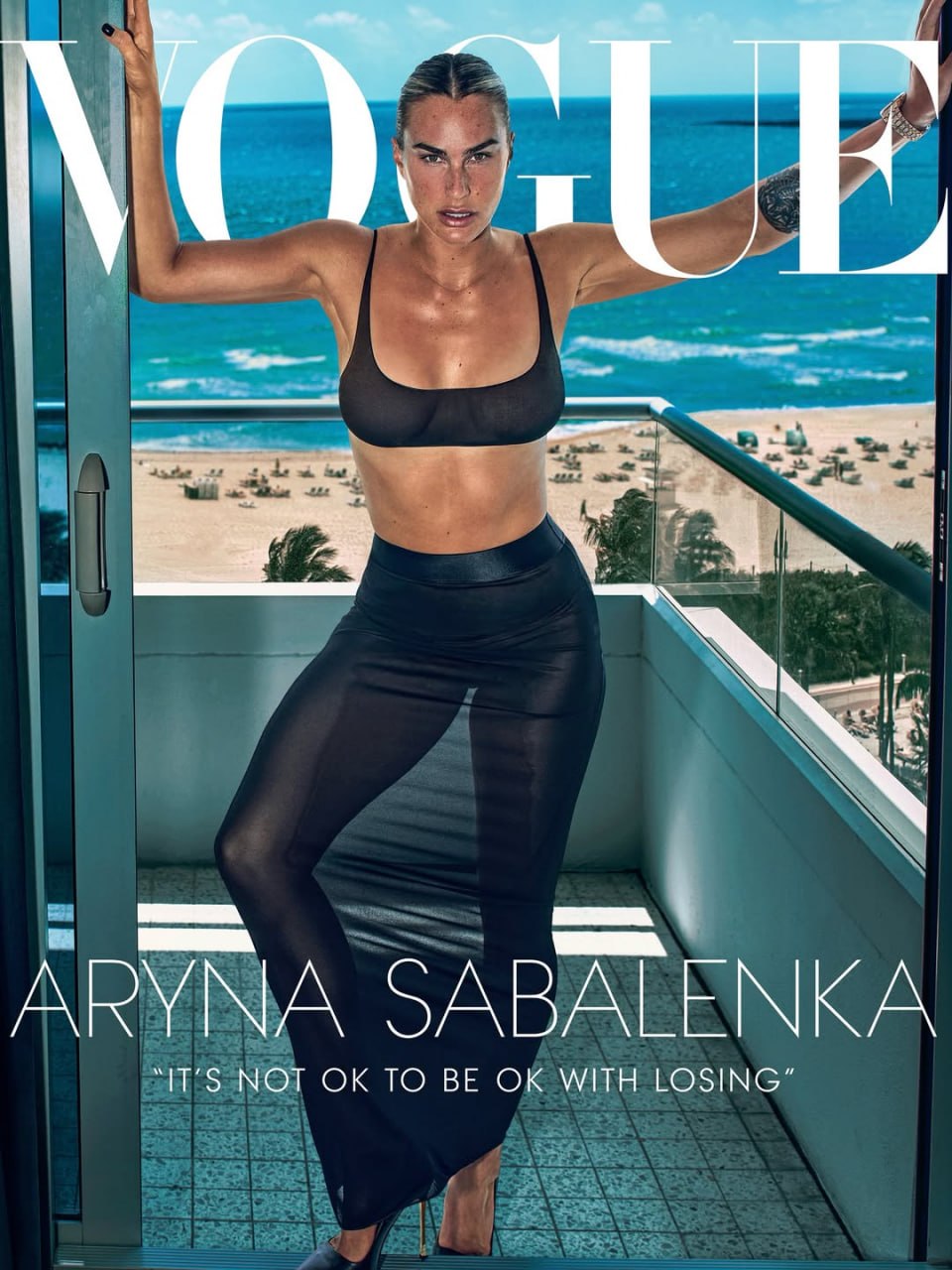 Арина Соболенко в журнале Vogue май 2026